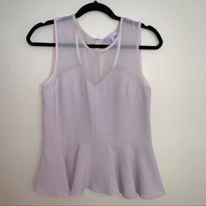 1. State Light Pink Peplum Top